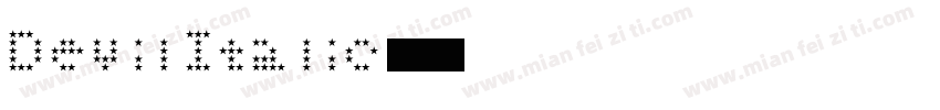 Devil Italic字体转换